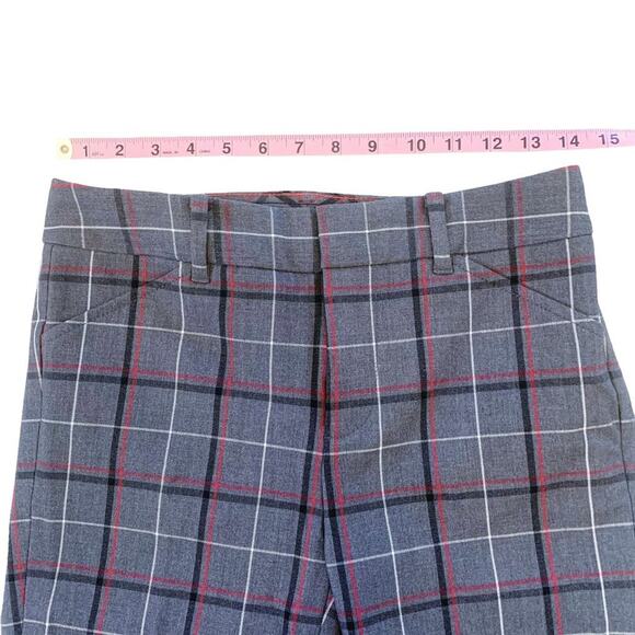 TOMMY HILFIGER Essential Skinny Plaid Pants Academia 00 - Picture 8 of 12